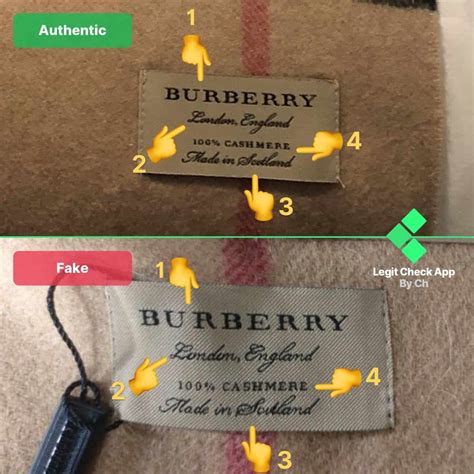 burberry fake label|authentic burberry tag.